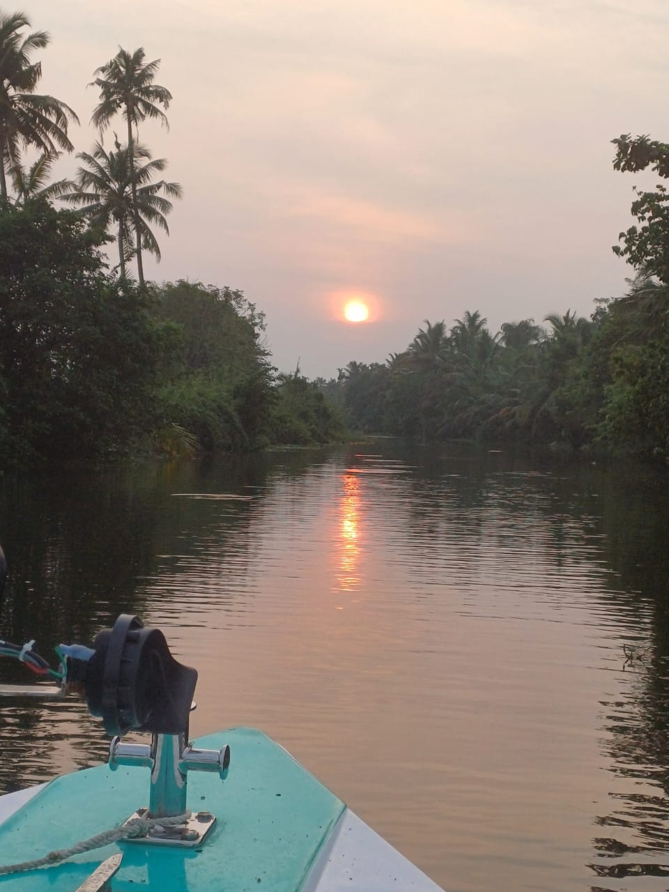Early morning mist on Kumarakom backwaters